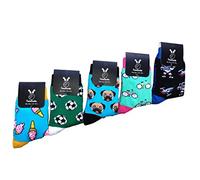 TwoSocks Divertenti calzini colorati per bambini e bambine, divertenti come regalo, taglia unica 25-33 Calcio Taglia unica