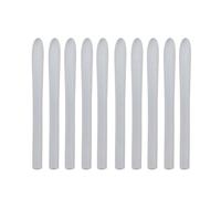 Twosomes - 5 protezioni per le gambe degli occhiali in elastomero anti-scivolo contro i graffi, sottili e morbide, corrente continua, per tutti gli occhiali, acromatiche, disponibili in colori