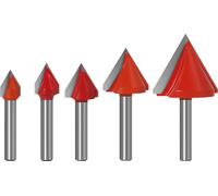 TwoTrees Fresa per Scanalatura a V 60° - 6 x 16 x 60 mm