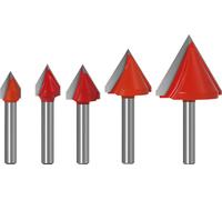 TwoTrees Fresa per Scanalatura a V 60° - 6 x 32 x 60 mm