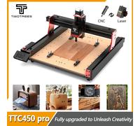 Twotrees TTC450 PRO Router CNC Macchina CNC Lavorazione del legno Incisione laser Taglio legno Metallo Controllo GRBL