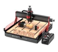 Twotrees TTC6050 - Fresatrice multifunzione CNC da 500 W, per metallo, legno, acrilico e MDF, con supporto girevole a 4 assi, area di incisione 600 x 500 x 100 mm