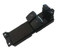 Twowinds - Interruttore Alzacristallo 1J3959857AB Compatibile con VW Golf, Seat Leon Toledo, Audi A3 - Porta Anteriore Sinistra (lato conducente) - Pulsantiera - Chiusura centralizzata - Cromo