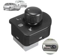 Twowinds - Interruttore Specchio Laterale 1J1959565F Compatibile con VW Jetta, G0lf IV, Passat, New Beetle - Manopola Regolazione Posizione Specchietto