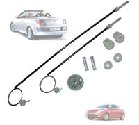 Twowinds - Kit Alzacristallo 8201010933 Compatibile con Renault Megane 2 Coupe Cabriolet (2002-2009) - Porta Posteriore Sinistra (lato conducente posteriore) - Regolatore di Finestrini