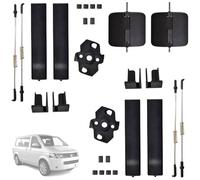 Twowinds - Maniglia Finestrino Scorrevole 7H0847781B Compatibile con VW T5 Transporter Caravelle Multivan (2003-2015) T6 (dal 2015) - Lato Posteriore Sinistro e Destro - Manovella finestrino (2 set)