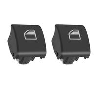 Twowinds - Pulsante Alzacristallo 61316902184 Compatibile con BMW E46 X3 X7 (1997-2007) - Console Centrale Anteriore, Porta Posteriore Sinistra e Destra - Pulsanti Finestrino - Tasti Vetri (2 pezzi)