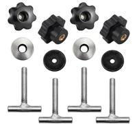 Twowinds - Viti di Fissaggio del Carico 7h5883084c Compatibile con VW T5 T6 Multivan Transporter California - 7h5883189e - Ancoraggio Guida per Mobili, Frigorifero, Potty (set di 4)