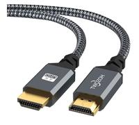 Twozoh Cavo HDMI Lungo 10M, Nylon Intrecciato Cavi HDMI Supporta 4K 60Hz HDR 2.0/1.4a, Video UHD 2160p, 1080p, 3D, Compatibile PS5, PS3, PS4, PC, Proiettore, 4K UHD TV/HDTV, Xbox