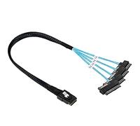 Twozoh Mini SAS 36 Pin SFF-8087 a (4) SFF-8482 con alimentazione SATA, Mini SAS SFF-8087 host interno 36 pin a 4 SFF-8482 29 Pin 0,5M