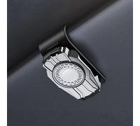 TWQBHSH Portaocchiali Auto, Compatibile con Lincoln Aviator Navigator MKT Star, Moda Multifunzione Porta Occhiali da Sole Auto Accessorio,Silver