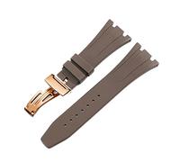 TWRQA Per AP Royal Oak Offshore 15400/15202/15703 gomma silicone cinturino da uomo cinturino accessori 27mm 28mm, 27mm, agata