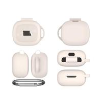 TWS Custodia protettiva per auricolari wireless JBL Live Pro 2, resistente alle cadute e alla polvere (bianco)