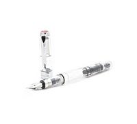 TWSBI Diamond 580 Clear,Pennino F,Penna Stilografica,Demonstrator,caricamento a stantuffo