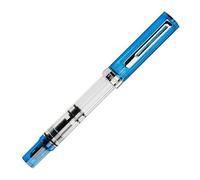 Twsbi Eco Penna Stilografica Blu Trasparente Medio (M)