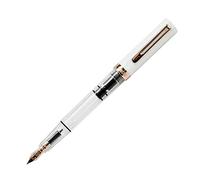 Twsbi Eco White & Rose Gold pennino M - Penna Stilografica