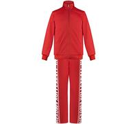 TWSTIV Nekoma High School Uniform Pallavolo Jersey Cosplay Sportswear Giacca con Pantaloni, Rosso, S
