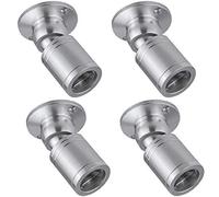 Twstyfal - 4 mini faretti da soffitto per vetrine, 1 W, luce bianca calda, 3000 K