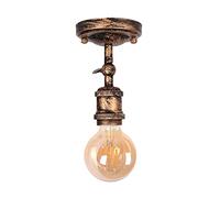 TWSXTE Plafoniera industriale retrò, applique vintage, faretti antichi, plafoniere e applique in soggiorno e camera da letto, prese E27, per lampadine a LED fino a 60W