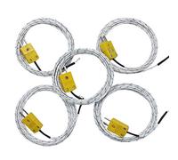 TWTADE 5 pezzi 3M K tipo mini connettore termocoppia sonda temperatura sensore campo di misurazione -50 350 C