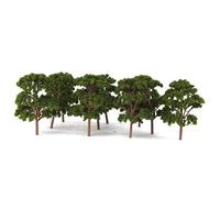 TWTCZOZ 10 Pezzi Alberi Modello Banyan Paesaggistici Plastica Miniatura Diorama Scenari Ferroviari Adatti per Creazione Paesaggi Regalo Collezione Esposizione