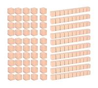 TWTCZOZ 50 Pezzi Blocchi Base Dieci Numeri Giocattolo Matematica Bambini in Legno Educativi per Sottrazione Somma Adatto per asa Scuola, Pacchetto a