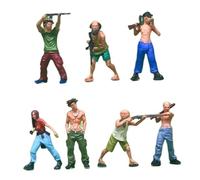 TWTCZOZ 7 Miniature di Ladri in 1/64 per Diorami da Tavolo, Oggetti di Scena E Artigianato.