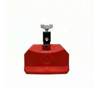 TWTCZOZ Blocco a Percussione in Plastica Facile da Installare, Robusto, Campanaccio con Staffa di Montaggio, per Prove, Studenti, Rosso