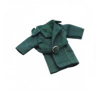 TWTCZOZ Cappotto Bjd Doll Cappotto Trench Soprabito Giacca in Tessuto con vestibilità per OB11 E /12 Adatto a Collezionismo Fotografia di Scena Passeggiate in Città Esposizione Domestica, Verde