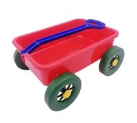 TWTCZOZ Carretto Giocattolo per Bambini, Macchinina da Traino per Esterni, attività in Spiaggia, Carrello per Bambini, Giocattolo da Spiaggia, Carrello per Gi, Rosso