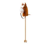 TWTCZOZ Cavallo Bastone Robusto, Arancio | Bastone da Gioco con testa equina, Pedagogico, per Attività Ricreative