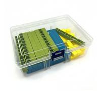 TWTCZOZ Children Arithmetic Aid Kit Didattico Cubi Aritmetici Blocchi Conteggio Manipolativi Numerici in Plastica Durevole per Visualizzazione Sistemi, Non-pluggabile 62-Pz