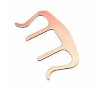 TWTCZOZ Clip per Spartiti in Metallo con Design Curvo E Superficie Liscia per Pagine E Note Musicali Fermaglio Sparito per Musicisti Accessorio per Strumenti Adatto per Lezioni, Bronzo, S