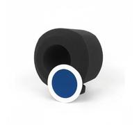 TWTCZOZ Copertura Microfono Spugna Paravento Antivento Schermo Antiesplosivo Assorbimento Rumore Struttura Compatta Isolamento su Cinque Lati Adatta a Podcast, Blu, Condensatore