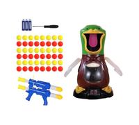 TWTCZOZ di Schiuma Hungry Ducks: Gioco Interattivo per Competizioni tra Bambini, Ideale per L'interazione Genitore-Figlio E Come Regalo di, Doppio spruzzatore 48 Sfere