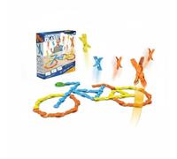 TWTCZOZ Gioco Educativo Costruzioni Blocchi a Molla Assemblaggio Libero Progettazione di Stimola Attenzione Pulsante di Rilascio con Balzo Gioco Coinvolgente, Bicicletta Fai Da Te Per Ragazzi