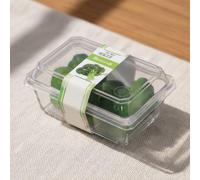 TWTCZOZ Industriale Accessorio Miniatura Casa Delle Bambole Scatola Alimentare Contenitore Piccolo con Trasparente in PVC per Diorami Lavori Creativi Scene, Carota