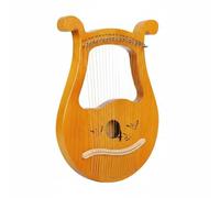 TWTCZOZ Lira Arpa Lira Cordofono Strumento Musicale Portatile per Principianti E Abete con Segni Delle Note Vibrazioni Soavi per Atmosfera Adatta per Studio, 19-String, Box Gru Legno