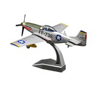 TWTCZOZ Modellino del Caccia in 1:48 con Supporto per Esposizione, Ideale per Casa E Ufficio, Verde