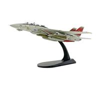 TWTCZOZ Modellino di Aereo da Caccia F-14D in 1/100, Robusto E con Supporto, Ideale per Decorazione da Tavolo.