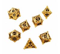 TWTCZOZ Multifacciale in con Design Fantasy E Numeri Leggibili per Giochi di Ruolo da Tavolo E Battaglie Strategiche con Amici Durante le Partite Serali ,
