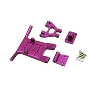 TWTCZOZ Paraurti Anteriore CNC Metallo Kit Ricambio Camion Fuoristrada Accessorio Resistente per Auto Radiocomandata Barra Bull Bar Adatto per Modellismo, Viola