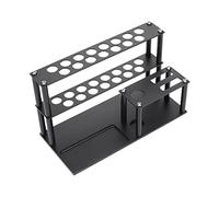 TWTCZOZ Porta Cacciaviti Organizer da Banco Porta Utensili Supporto Multitool in Alluminio Resistente per Strumenti Manuali Adatto a Modellismo E Fai da Te, Nero