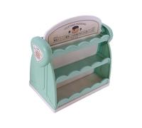 TWTCZOZ Scaffale in Miniatura per Casa delle Bambole in 1:12, Accessorio Ideale per Allestire Un Angolo Snack Fai-da-Te in Un Giardino delle Fate, Stile b