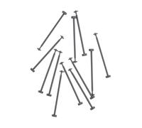 TWTCZOZ Set di 12 Bielle di Azionamento Motore per Modelli di Treni in Ho, Bielle di Collegamento per Modifiche Fai-da-Te, 45.6 Mm