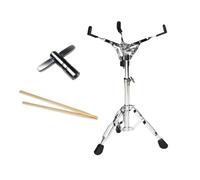 TWTCZOZ Supporto per Rullante, Supporto per Pad per Batteria Da 12" a 14", Supporto Doppio, Porta Strumenti per Studio
