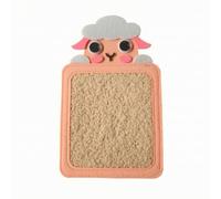 TWTCZOZ Tappetino Tattile Delicato sulla Pelle, Pecorella, 15 X 23 Cm | Morbido, Testurizzato, Piastrella, per Asilo Nido, Bambini Piccoli, Neonati