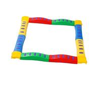 TWTCZOZ Trampolini per Bambini, Percorso a Ostacoli Multiplo, Molteplici per Esercitarsi Sull'equilibrio, Giocattolo Colorato per Imparare, 8 Dritto 4 Molo