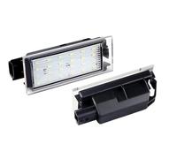 Twxxws LED Luce Della Targa Per Clio Laguna 2 Megane 3 Per Twingo Master Vel Satis Wind Trafic Twizy 2 Pezzi LED Luce Targa 8200480127