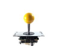TX GIRL 5 Pin 8 Way Arcade Joystick Kit Pandora's Game Box Arcade Game Machine Arcade Joystick Kit ( Color : Yellow round ball )